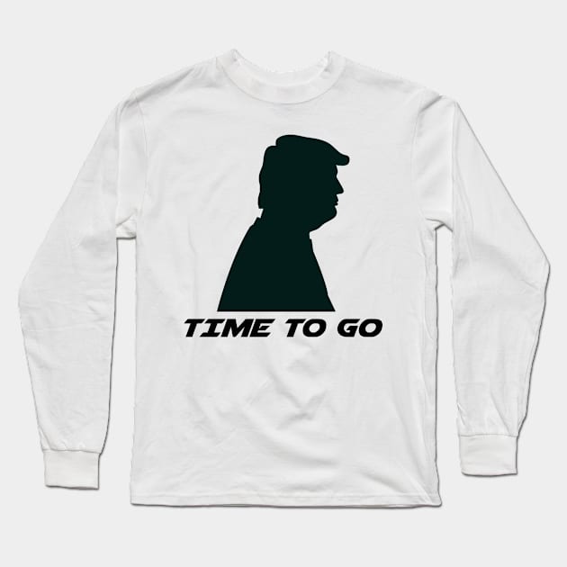 time to go trump Long Sleeve T-Shirt by ArrigoLazzaro